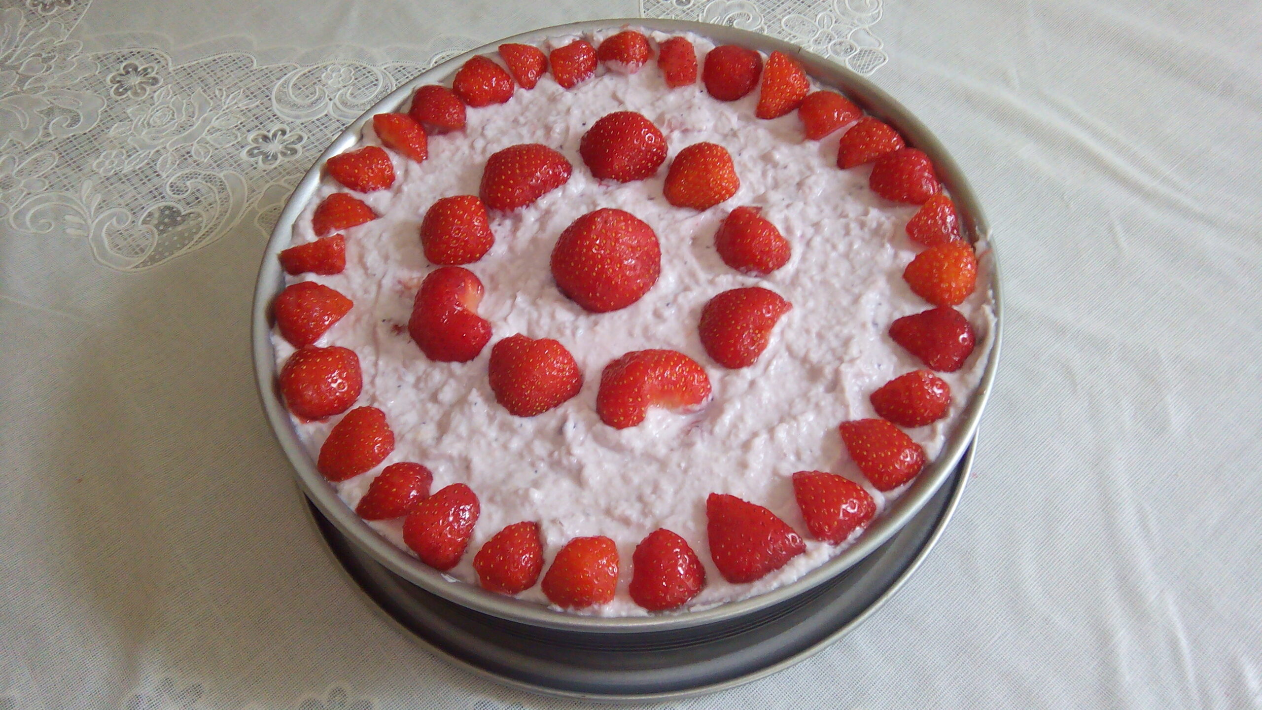 Cheesecake com queijo ricota